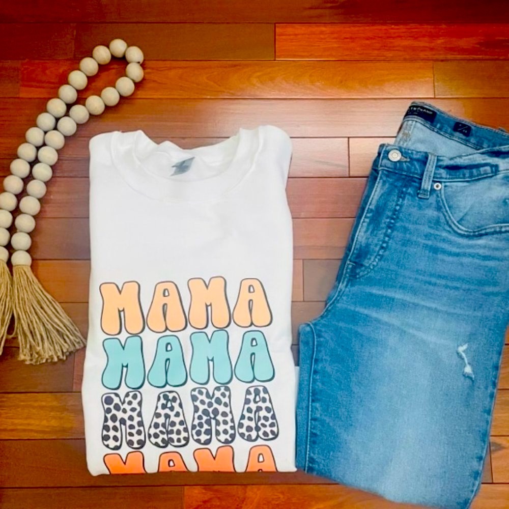 Hot off of the Press Gildan "Mama" Crewneck